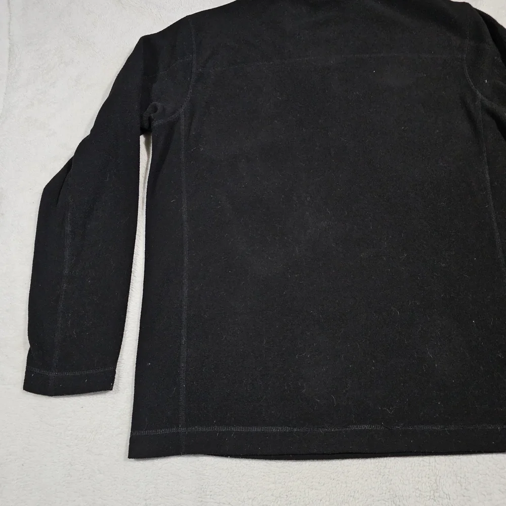 Black Quarter-Zip Pullover